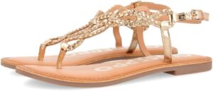 Chaussures compensées femme style Chanel en cuir beige