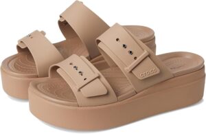 Chaussures compenses femme style Chanel beige