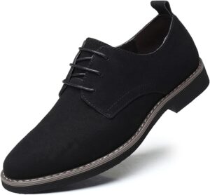 Chaussures de costume homme en cuir noir classique