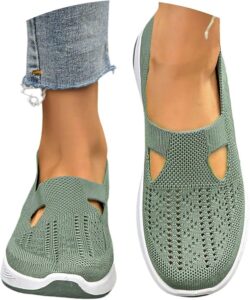 Chaussures Orthopediques Femme - Basket de Marche Mode et Sport Respirant Confort