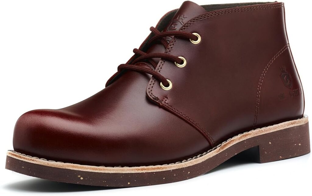 Chaussures de costume homme en cuir marron foncé classique