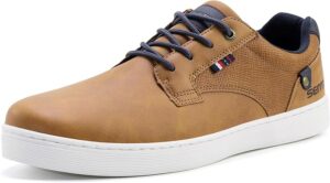 Chaussures de costume homme en cuir marron classique
